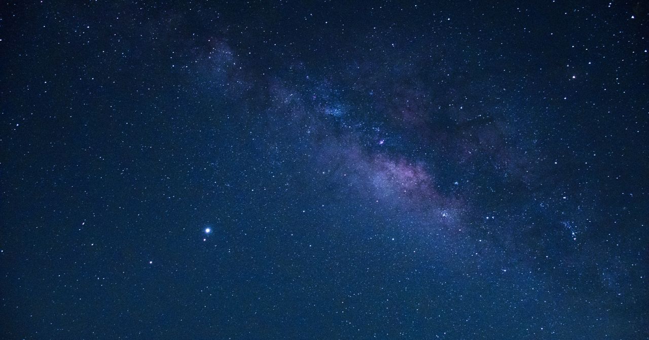 stunning capture of the starry night sky showcasing the milky way in v
