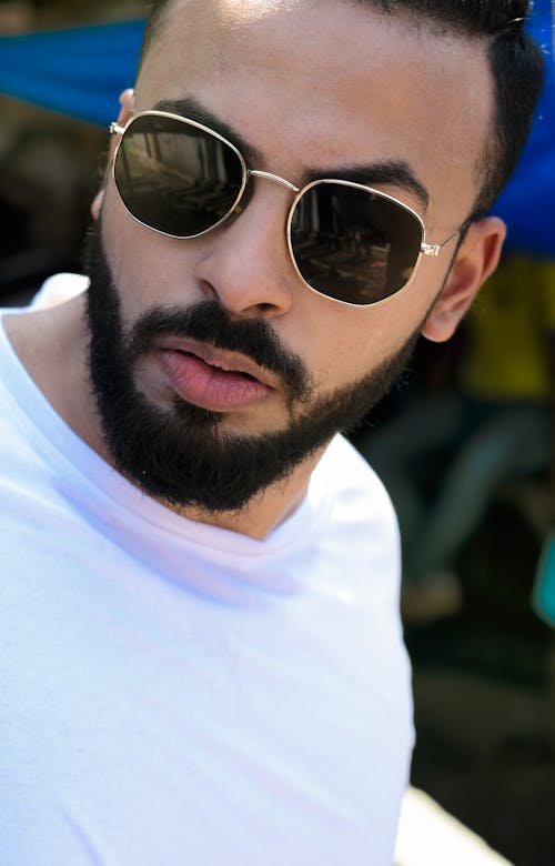 Photos gratuites de barbe, homme, lunettes de soleil