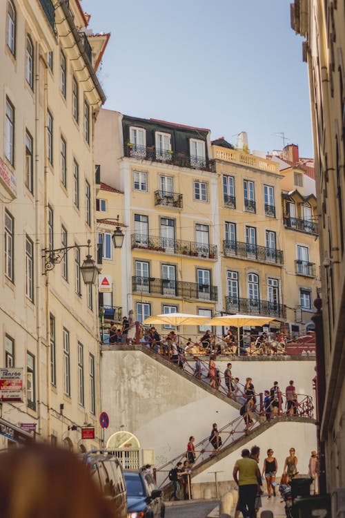 Fotos de stock gratuitas de ciudad, escaleras, Lisboa