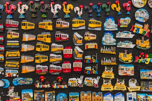 Free stock photo of lisbon, magnets, portugal