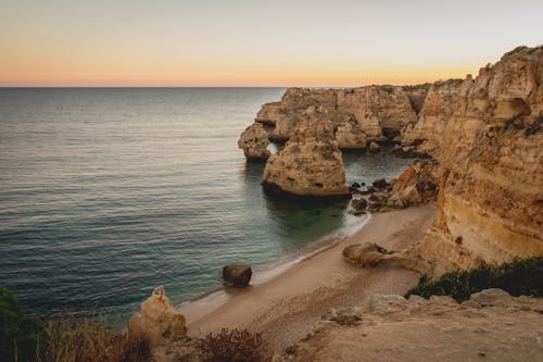 Free stock photo of algarve, beach, cliffs