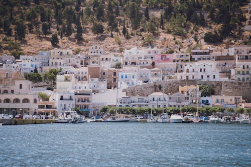 Fotobanka s bezplatnými fotkami na tému Grécko, kalymnos, námorný prístav