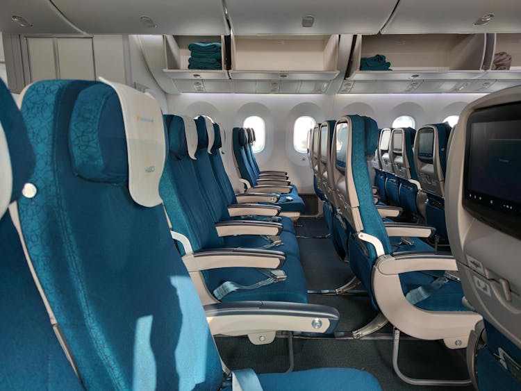 Empty Seats In The Airplane 