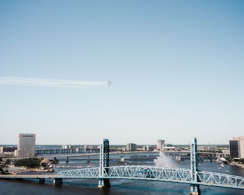 City Skyline on an Aerial Footage