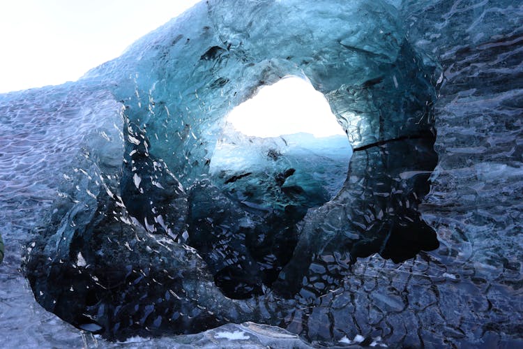 A Glacier In Vatnajokull, Iceland