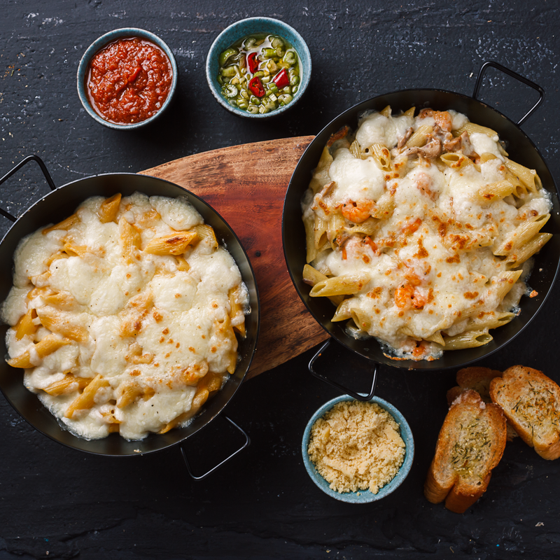Holiday Baked Penne with Chicken, Cranberry and Thyme