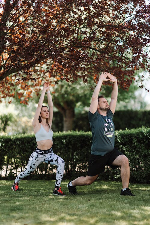 Couple Exercising Together