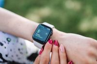Smartwatch on a wrist thumbnail