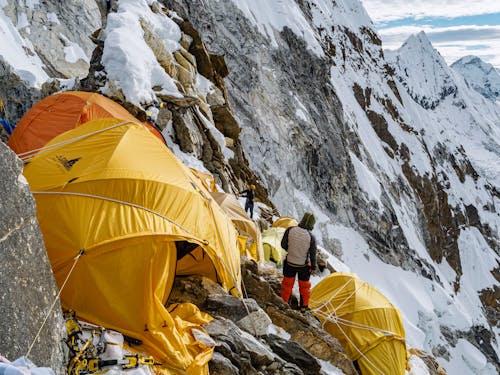 Безкоштовне стокове фото на тему «альпіністи, велика висота, відпочинок» стокове фото