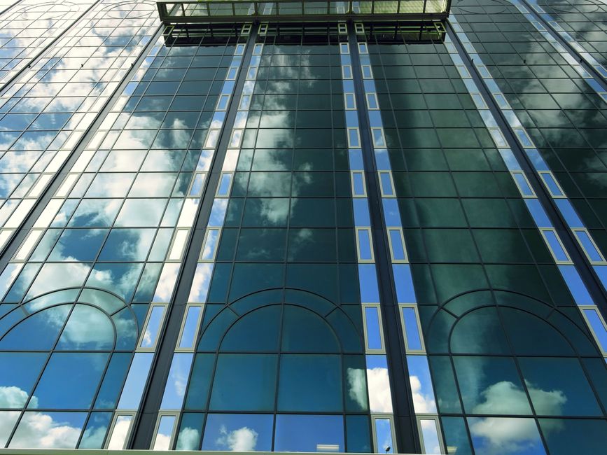 Glass High Rise Low Angle Glass High Rise Building · Free Stock Photo