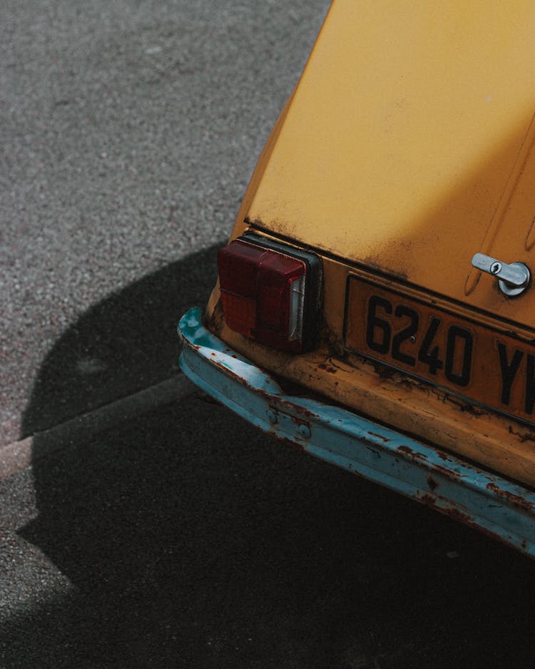 Back End Of Old Car