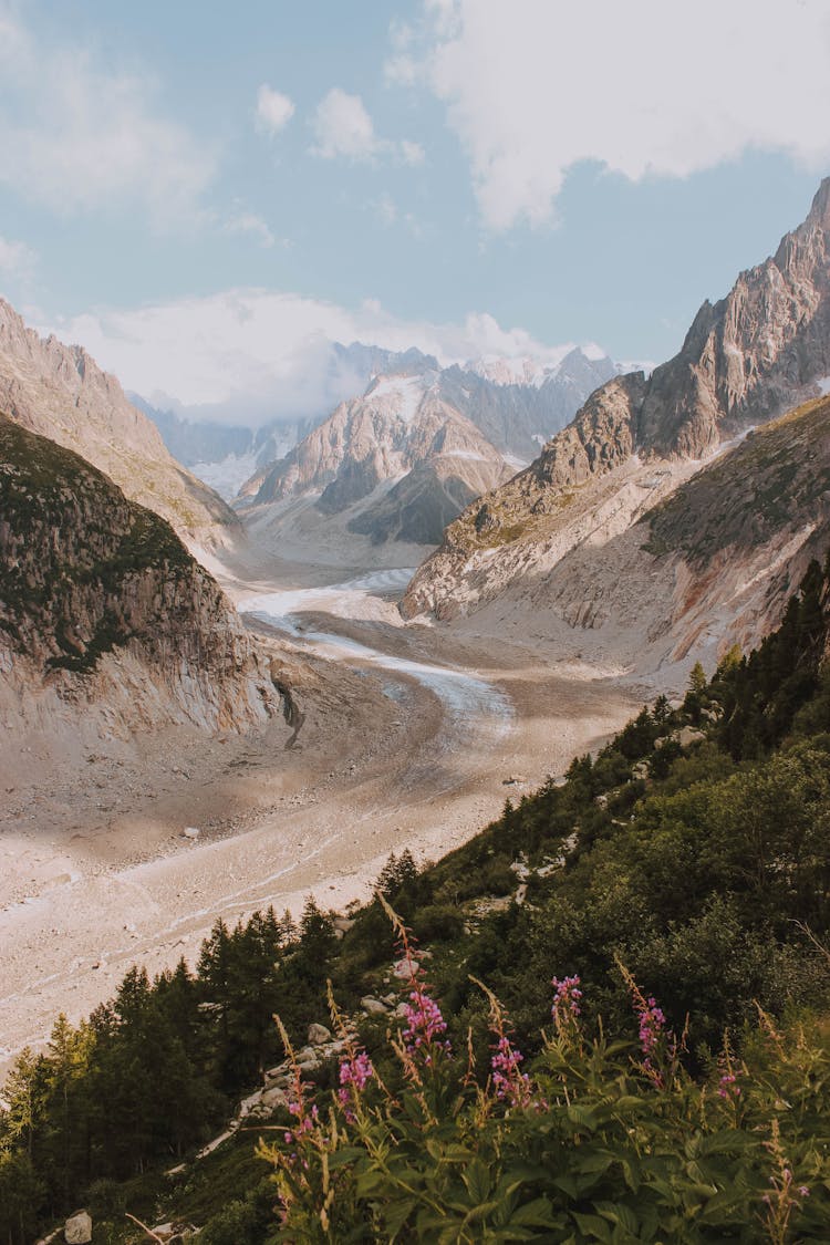 Road Running Through Scenic Mountainous Terrain