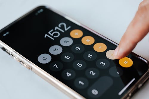 Foto profissional grátis de calculadora, celular, display
