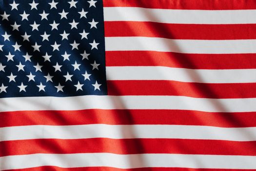 Flattering flag of United States of America