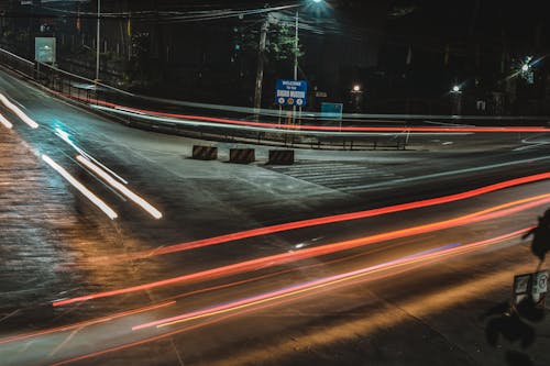 Time Lapse Photography of Cars on Road during Night Time