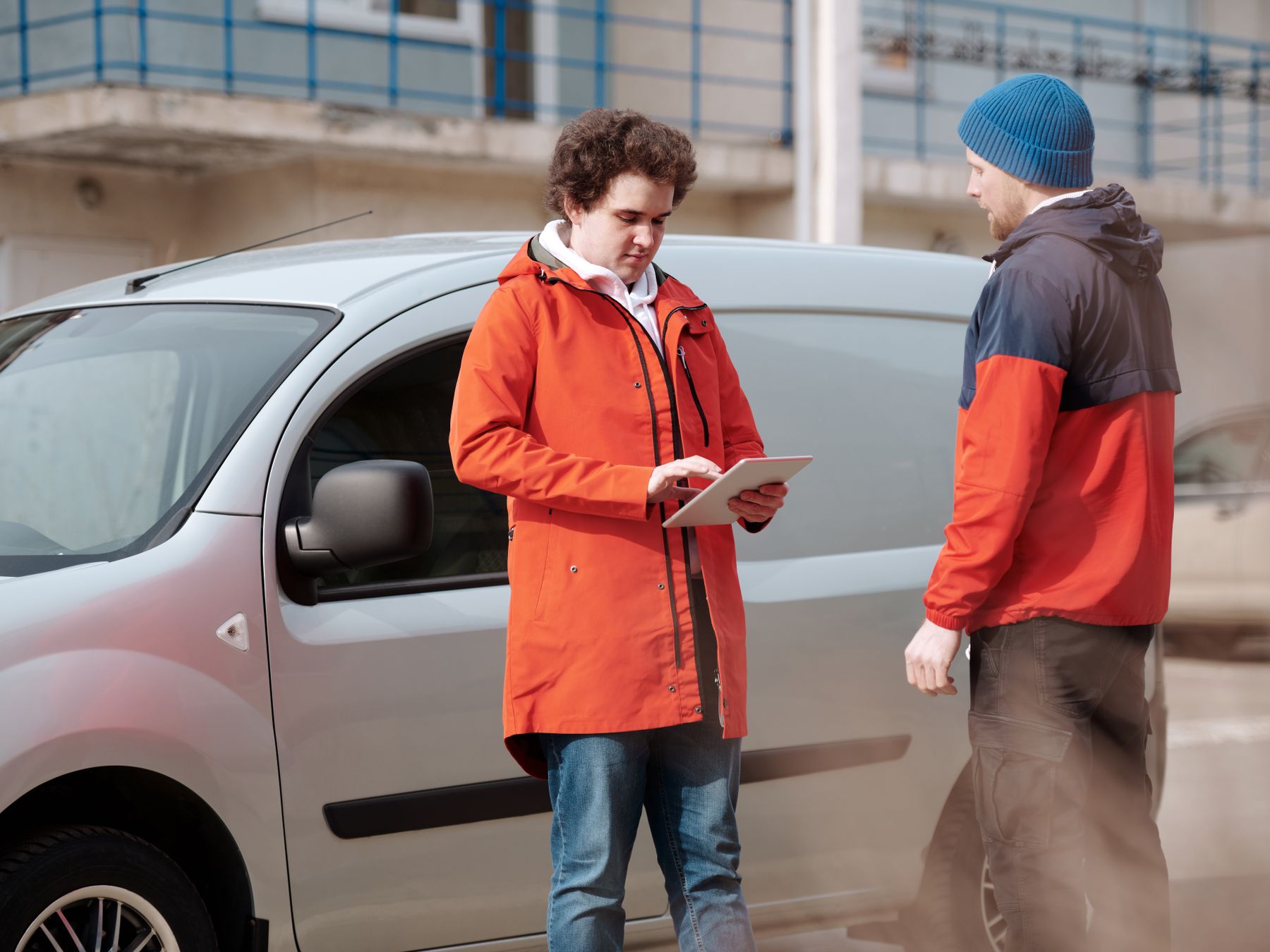 Culcheth — man and van team loading a removal van