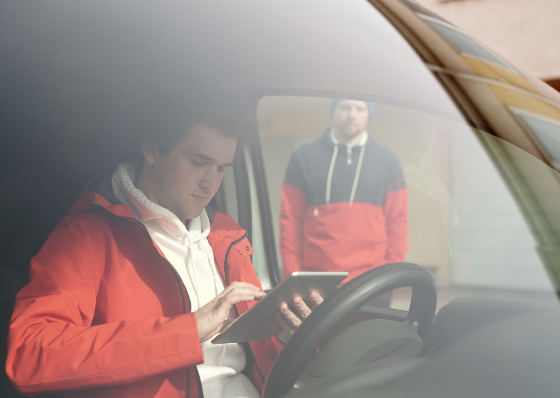 Same-day removals van loading — man and van in Oldbury