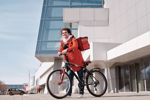 Kostnadsfri bild av cykel, deliveryman, man