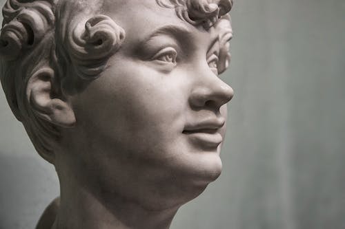 Darmowe zdjęcie z galerii z głowa posągu, posąg