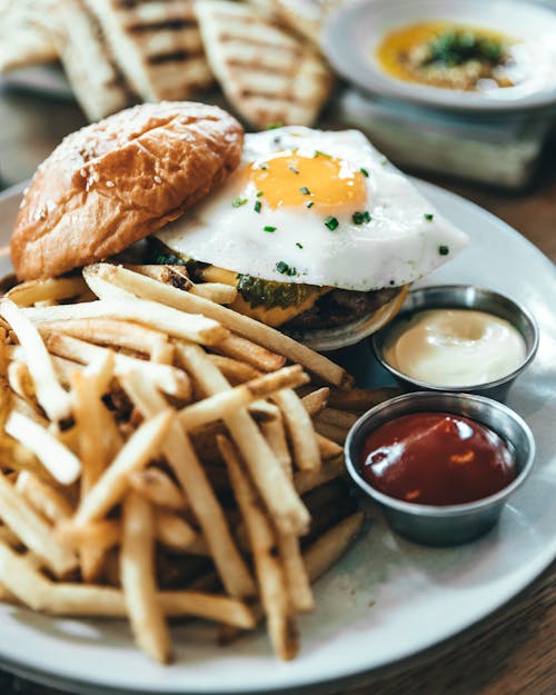 Ingyenes stockfotó burger, ebéd, egészségtelen témában Stockfotó