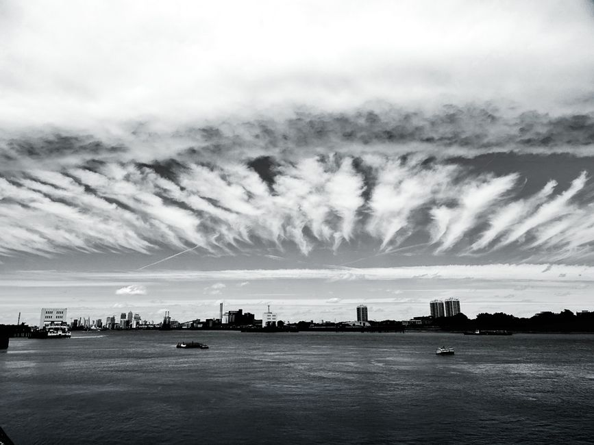 Gray Scale of City Skyline Photography · Free Stock Photo