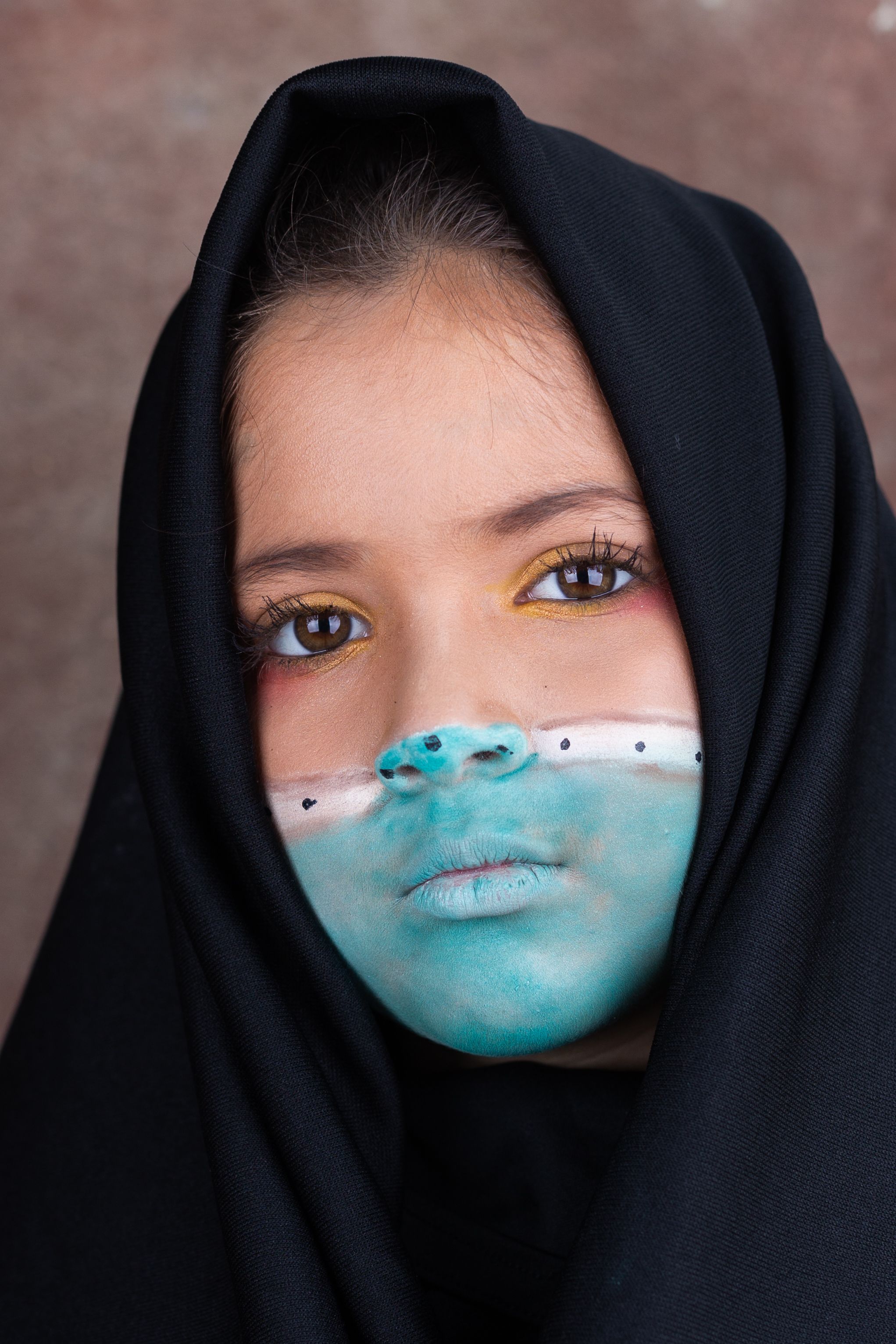 Close-Up Shot of a Girl Wearing Black Hijab · Free Stock Photo