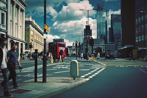 거리, 런던, 런던 대중 교통의 무료 스톡 사진