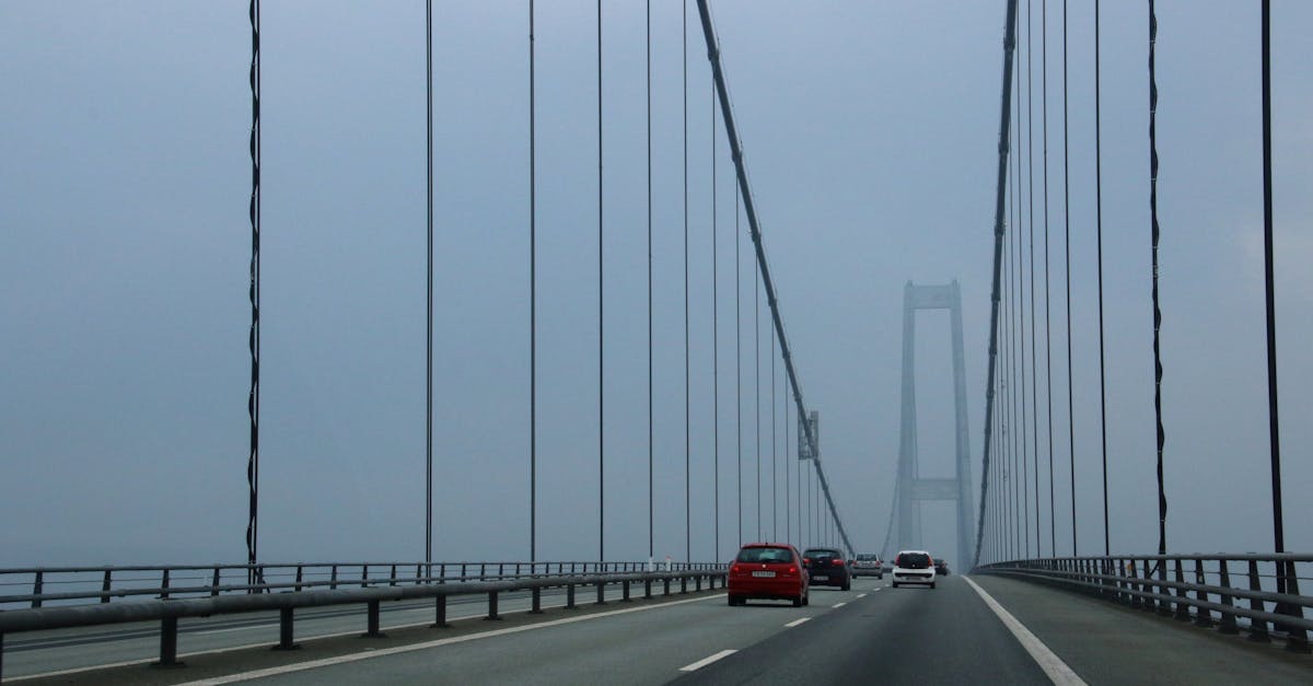 Free stock photo of bridge, cars, cloudy
