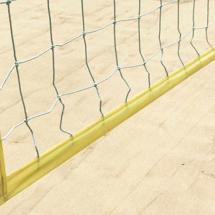 Gelbes Volleyballnetz