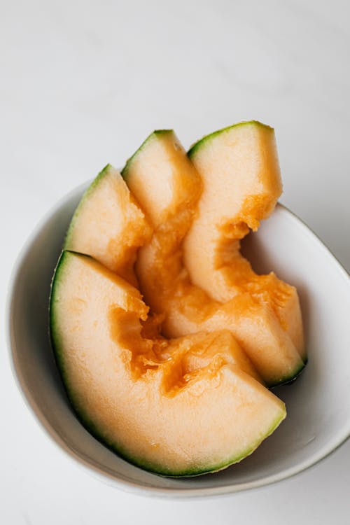 Immagine gratuita di angolo alto, appetitoso, cantalupo