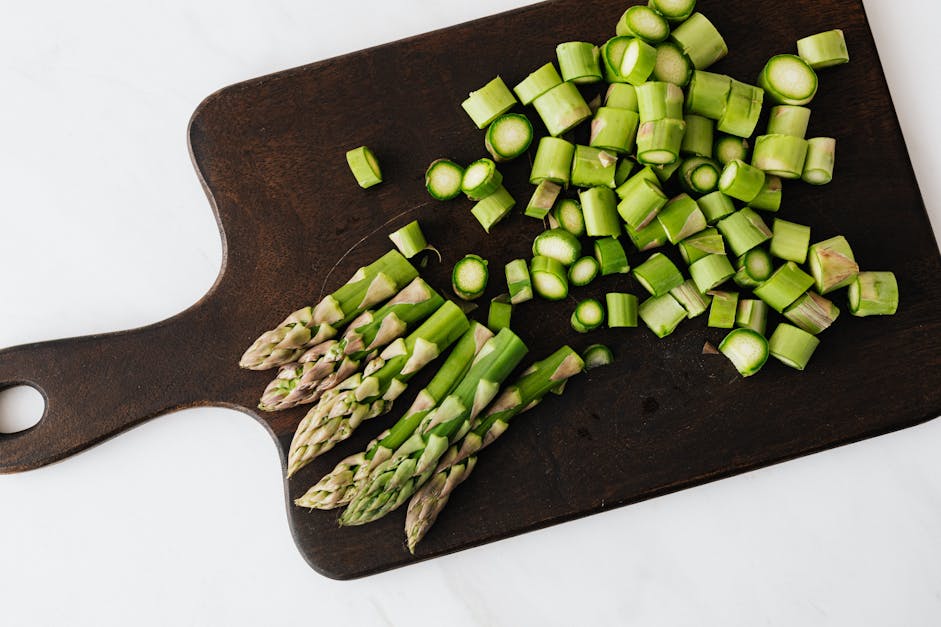 How long to cut asparagus spears