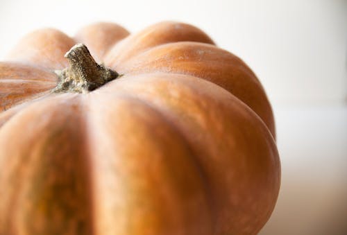 Orange Pumpkin in Close-Up Photography