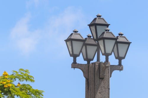 Fotos de stock gratuitas de cielo azul, de cerca, farol