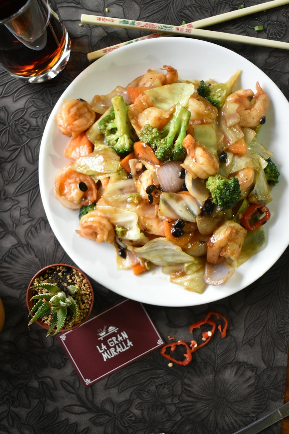 Honey Garlic Shrimp with Broccoli