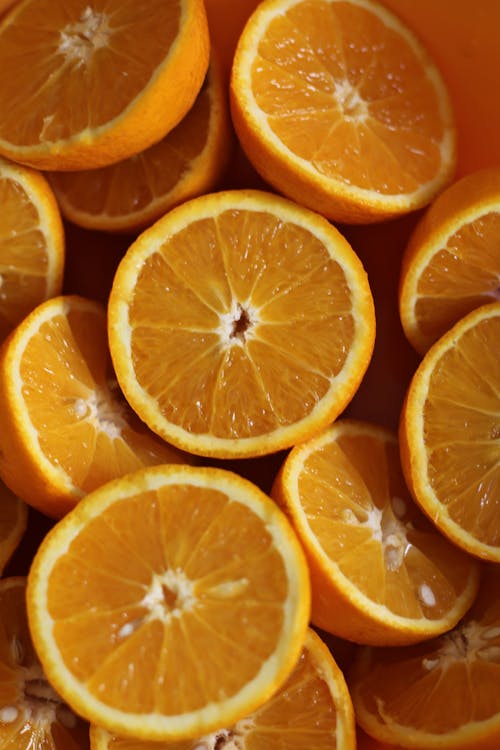 Kostnadsfri bild av apelsin, skivor, vertikalt skott