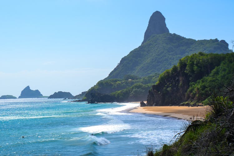 A Beach In Fernando De Noronha In Brazil