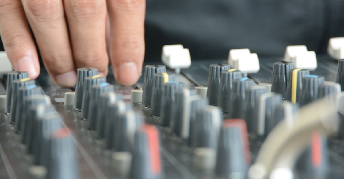 Free stock photo of audio mixer, knobs, sound