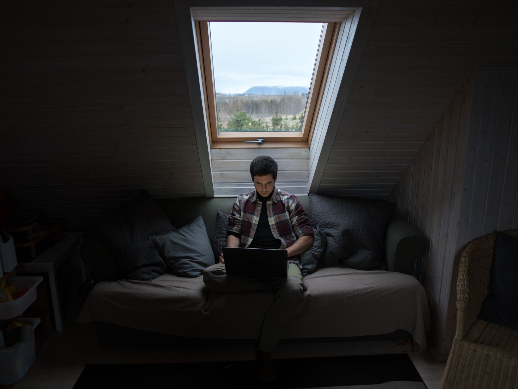 Haslingden — movers delivering furniture from a van