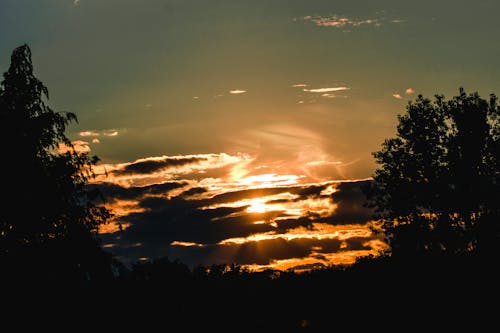 Free stock photo of beautiful sunset