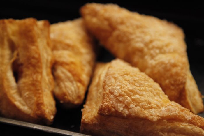 Golden flaky pastries fresh from the oven &mdash; photo by Jeff Wang on Pexels