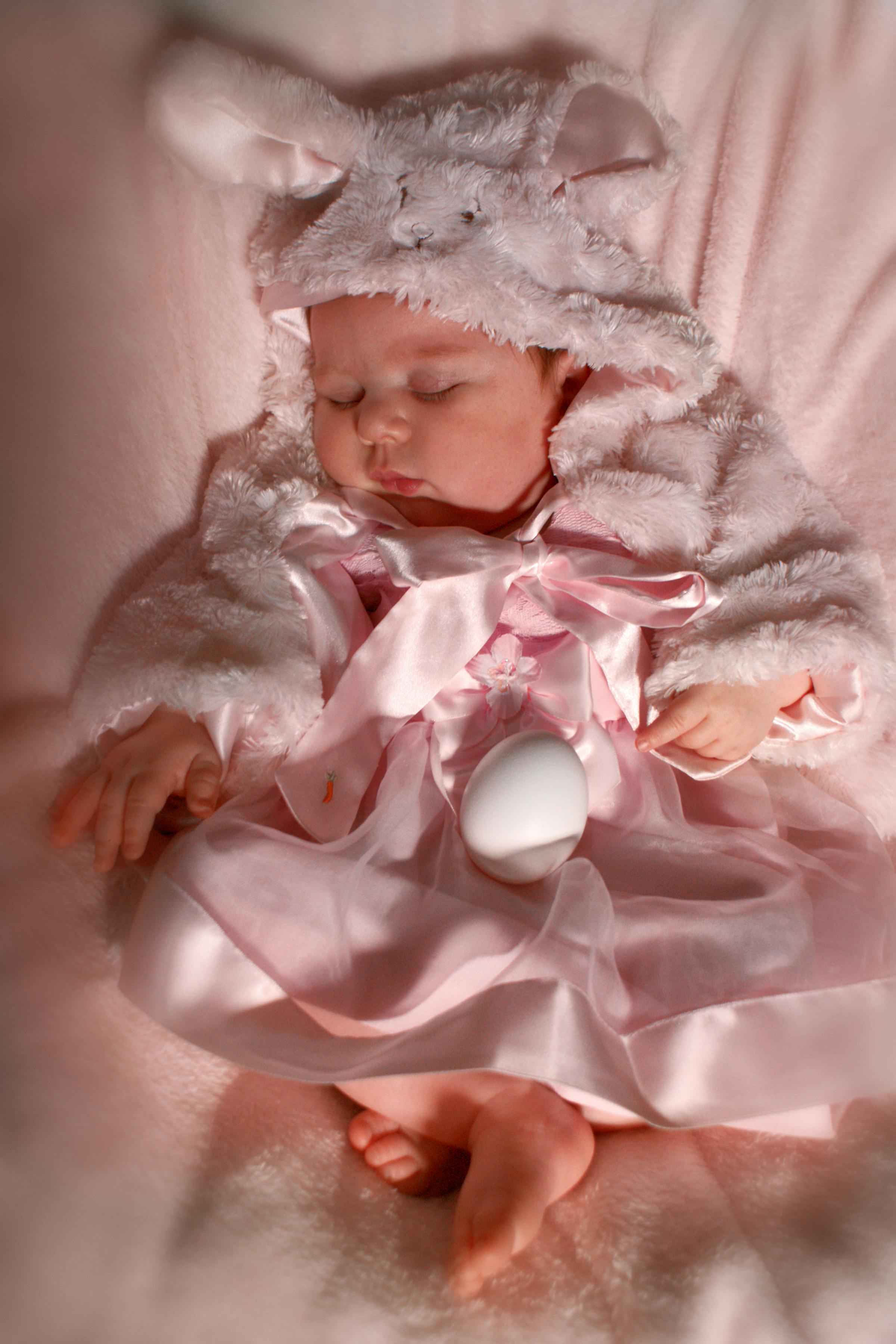 Free stock photo of baby, easter, easter bunny
