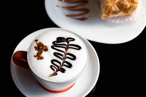 Free stock photo of cafe food, coffee, coffee art Stock Photo