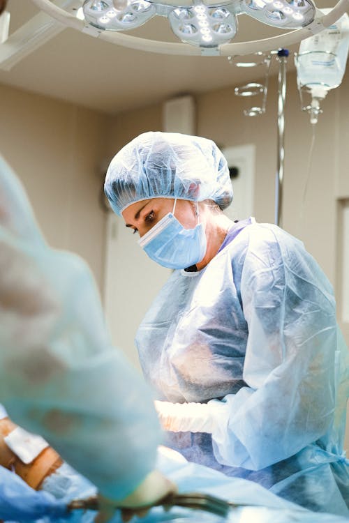 Free Doctor Doing a Surgery Stock Photo