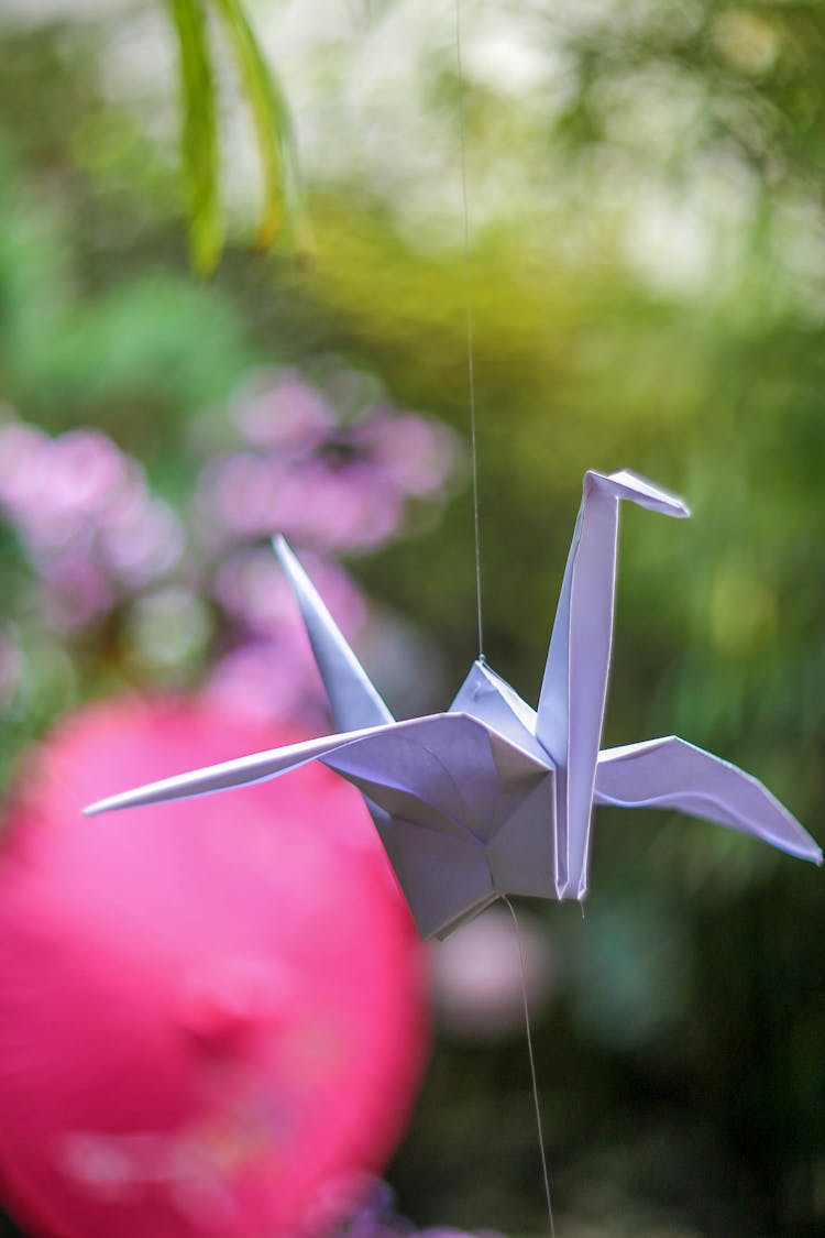 Origami Bird On A String 