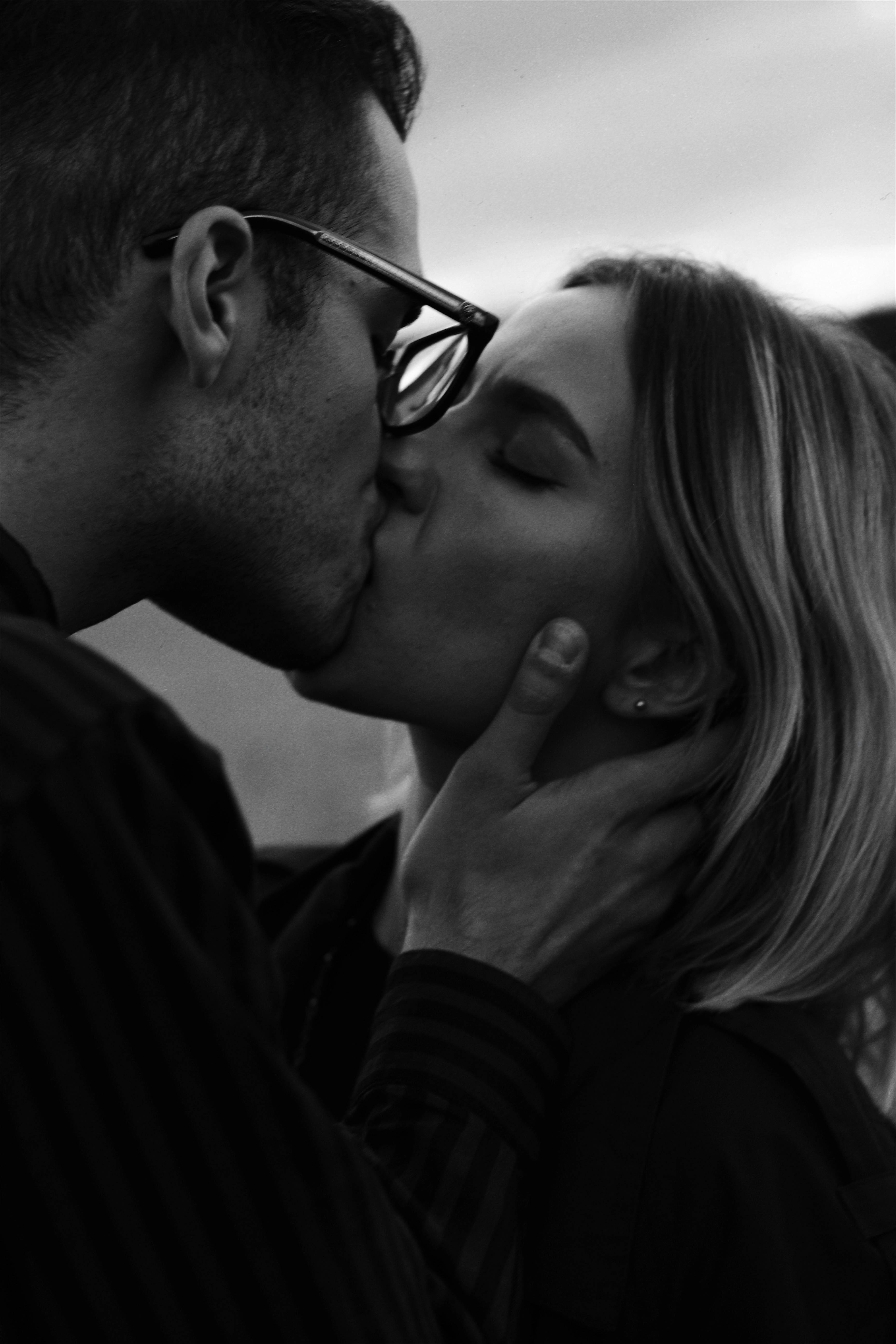 A Passionate Couple Kissing · Free Stock Photo