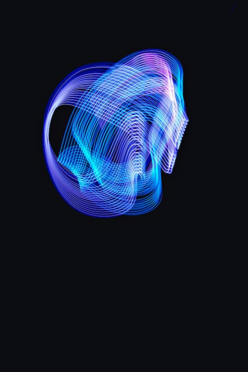 Purple and Blue Light Illustration