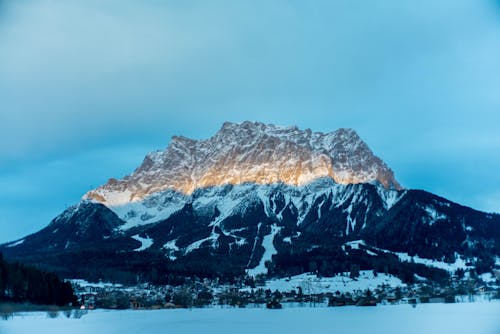 Free stock photo of evening sun, mountains