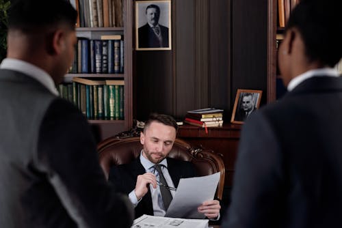 Free Lawyers in an Office Stock Photo