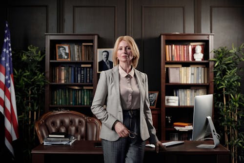 Free Businesswoman in her Office Stock Photo
