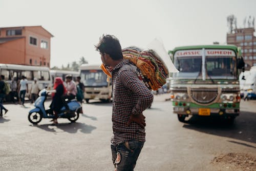 Immagine gratuita di autobus, bazar, commerciante